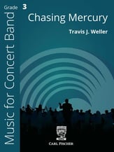 Chasing Mercury Concert Band sheet music cover